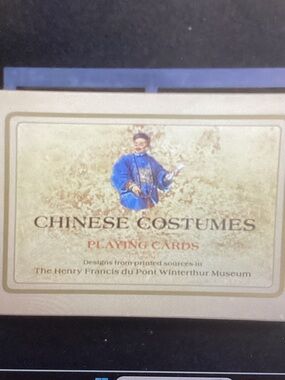 Chinese Costumes Playing Cards - NEW
